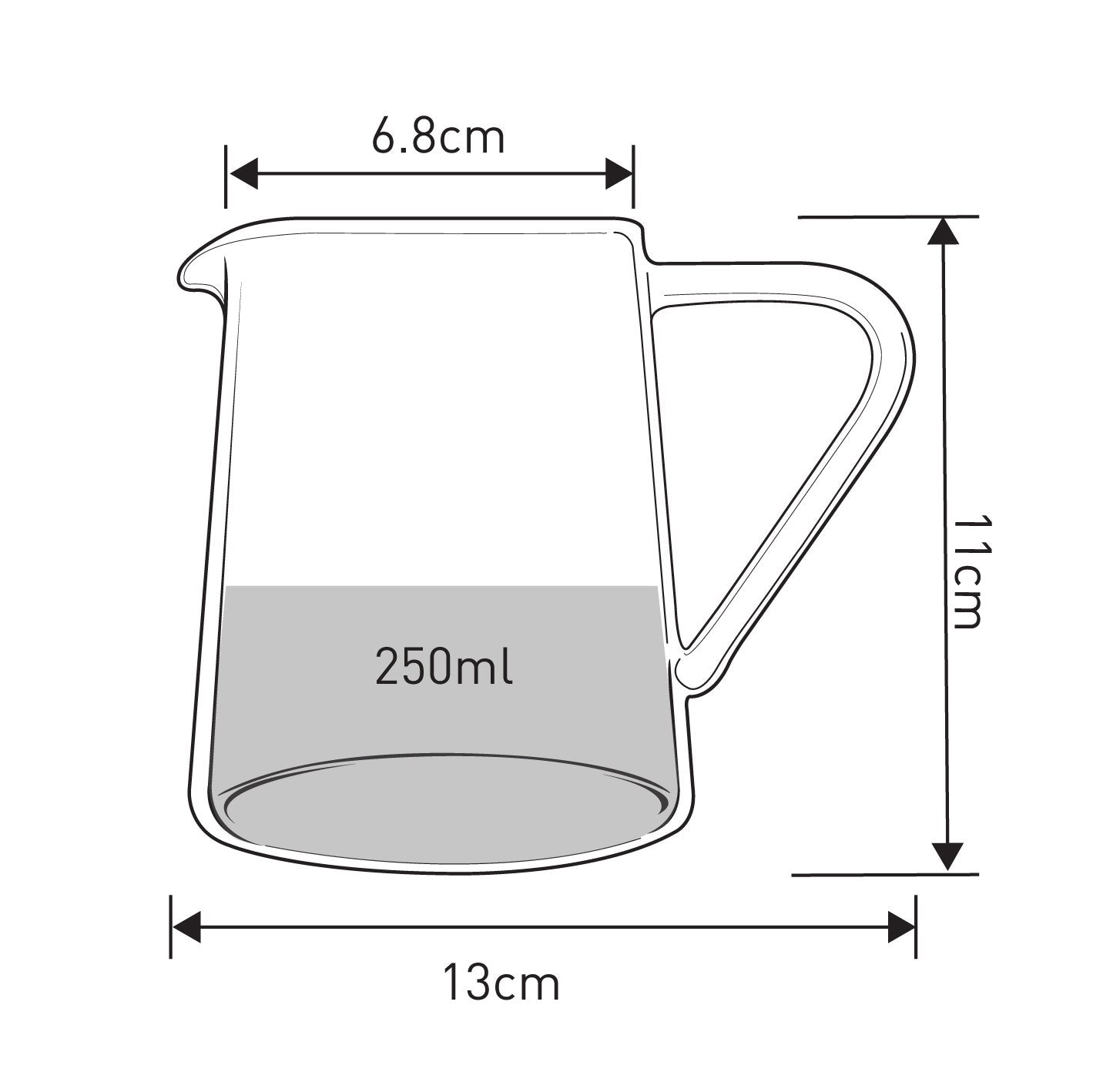 'Brewers' Glass Serving Jug (500ml)